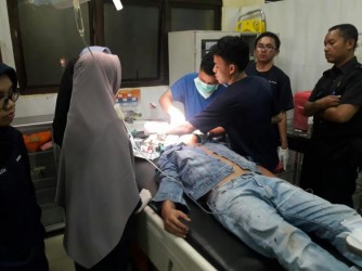 Tawuran di Jembatan Siak IV, Empat Orang Terluka Terkena Sabetan Senjata Tajam